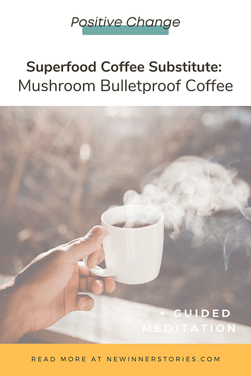 Superfood Coffee Substitute Chaga Bulletproof Coffee Pinterest image with blogs title