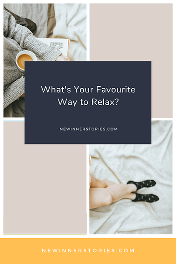 What's Your Favourite Way To Relax? Pinterest image with blogs title